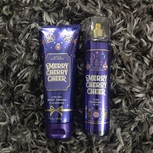 Bath and Body Works Merry Cherry Cheer Set